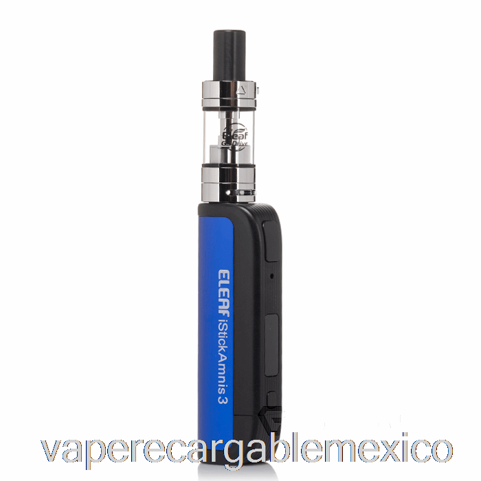 Vape Recargable Eleaf Istick Amnis Iii 3 20w Kit De Inicio Azul